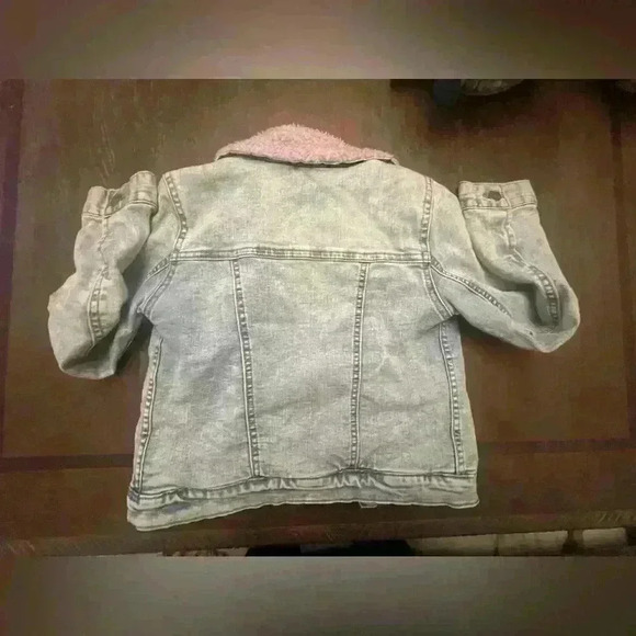Levi Strauss Girls Denim Jacket Fleece Lined Size S - Picture 4 of 5